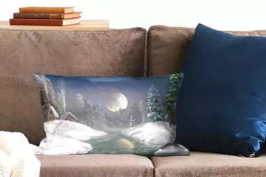 Декоративная подушка MuchoWow, цвет Bunt