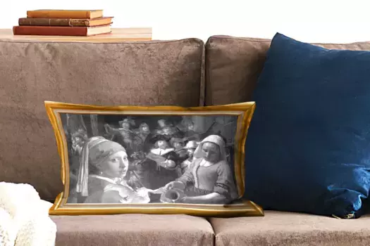 Декоративная подушка MuchoWow, цвет Bunt