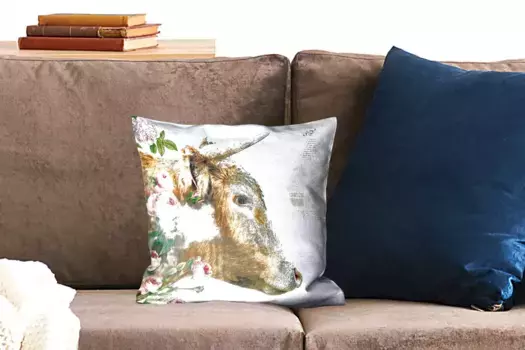 Декоративная подушка MuchoWow, цвет Bunt