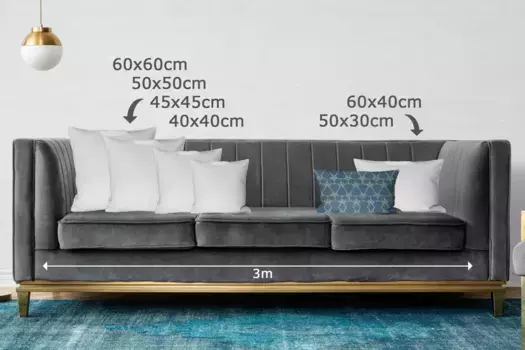 Декоративная подушка MuchoWow, цвет Bunt