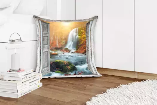 Декоративная подушка MuchoWow, цвет Bunt