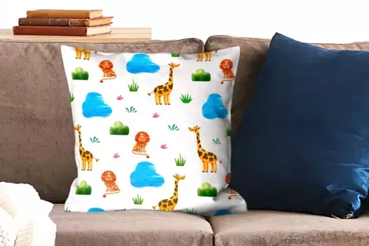 Декоративная подушка MuchoWow, цвет Bunt