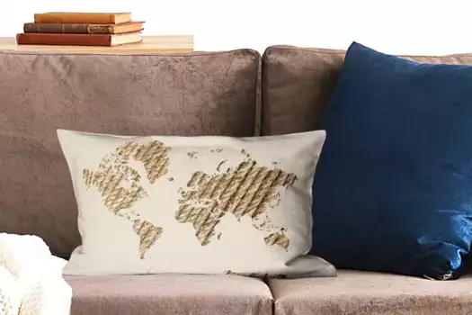 Декоративная подушка MuchoWow, цвет Bunt