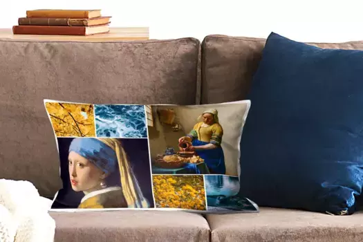 Декоративная подушка MuchoWow, цвет Bunt