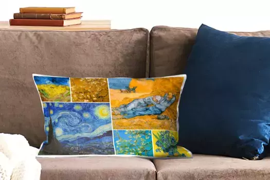 Декоративная подушка MuchoWow, цвет Bunt