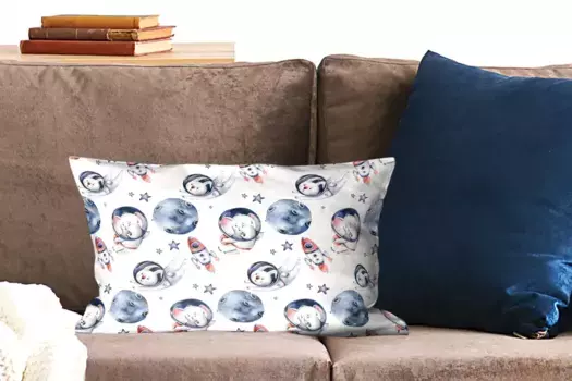 Декоративная подушка MuchoWow, цвет Bunt