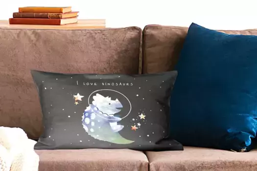 Декоративная подушка MuchoWow, цвет Bunt