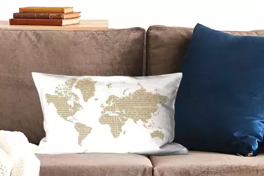 Декоративная подушка MuchoWow, цвет Bunt