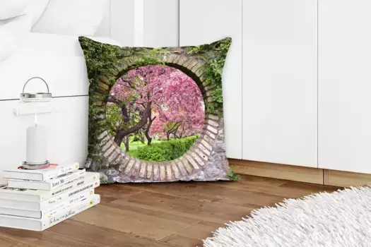 Декоративная подушка MuchoWow, цвет Bunt