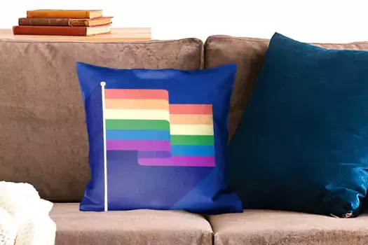 Декоративная подушка MuchoWow, цвет Bunt