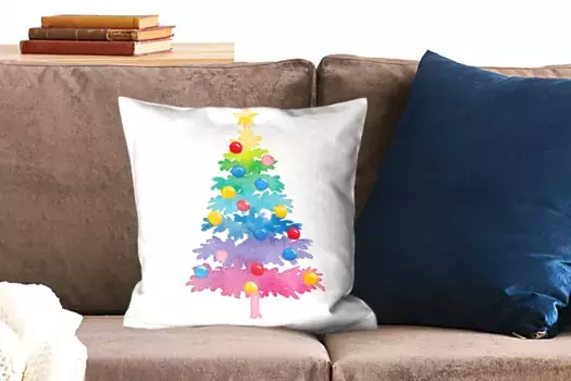 Декоративная подушка MuchoWow, цвет Bunt