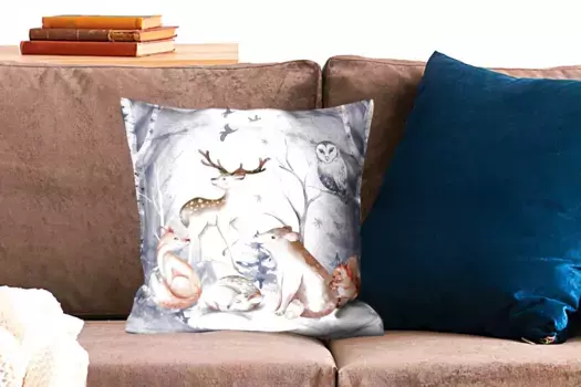 Декоративная подушка MuchoWow, цвет Bunt