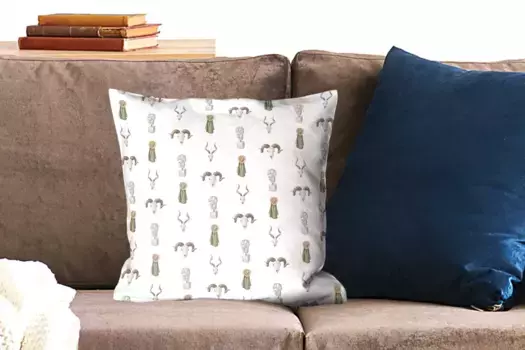 Декоративная подушка MuchoWow, цвет Bunt