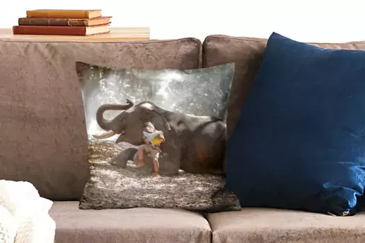 Декоративная подушка MuchoWow, цвет Bunt