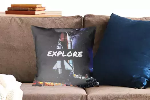 Декоративная подушка MuchoWow, цвет Bunt