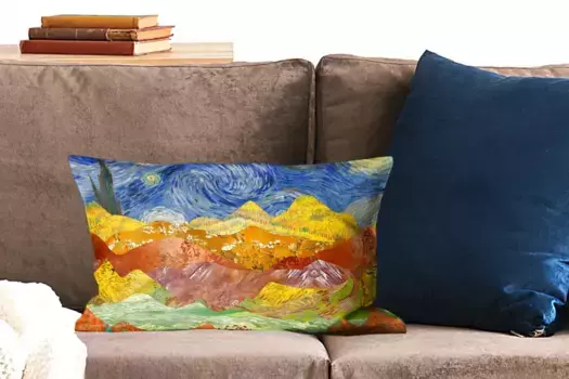 Декоративная подушка MuchoWow, цвет Bunt