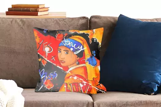 Декоративная подушка MuchoWow, цвет Bunt