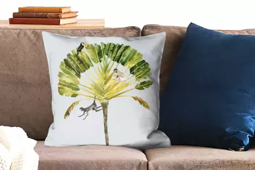 Декоративная подушка MuchoWow, цвет Bunt