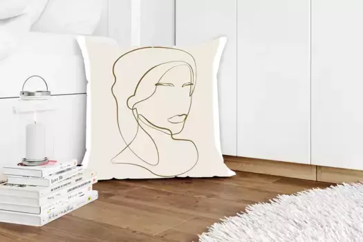 Декоративная подушка MuchoWow, цвет Bunt