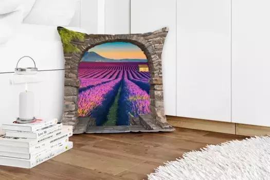 Декоративная подушка MuchoWow, цвет Bunt