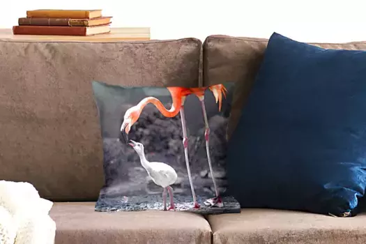 Декоративная подушка MuchoWow, цвет Bunt