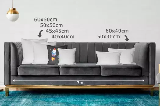 Декоративная подушка MuchoWow, цвет Bunt