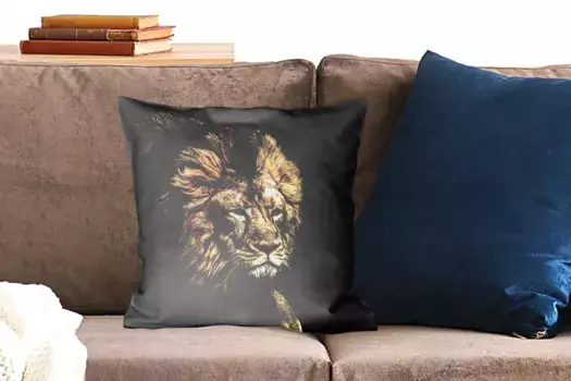 Декоративная подушка MuchoWow, цвет Bunt