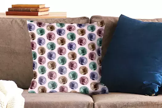 Декоративная подушка MuchoWow, цвет Bunt