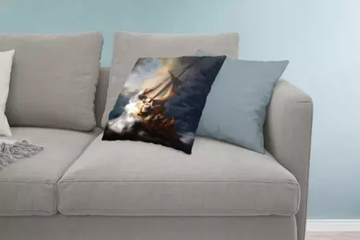 Декоративная подушка MuchoWow, цвет Bunt