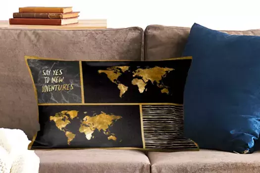 Декоративная подушка MuchoWow, цвет Bunt