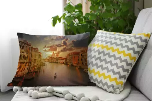 Декоративная подушка MuchoWow, цвет Bunt