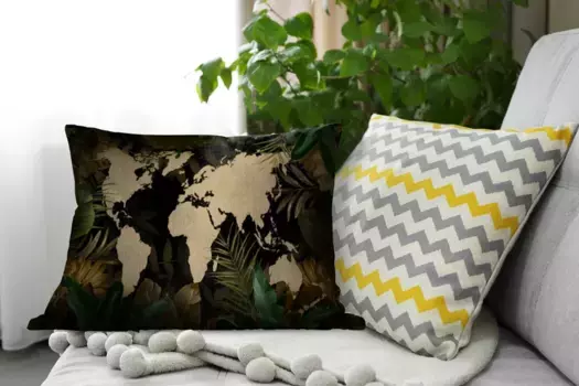 Декоративная подушка MuchoWow, цвет Bunt