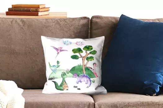 Декоративная подушка MuchoWow, цвет Bunt