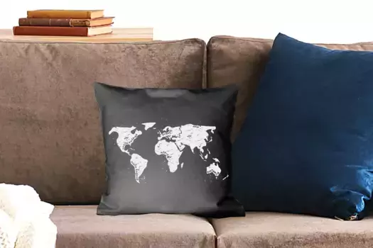 Декоративная подушка MuchoWow, цвет Bunt