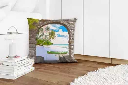 Декоративная подушка MuchoWow, цвет Bunt