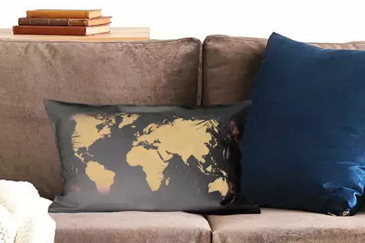 Декоративная подушка MuchoWow, цвет Bunt