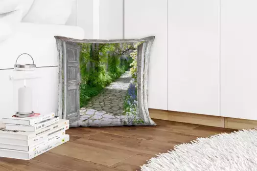 Декоративная подушка MuchoWow, цвет Bunt