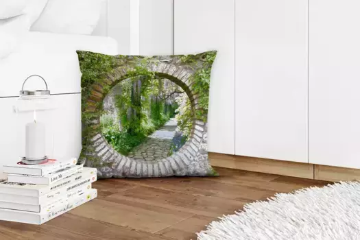 Декоративная подушка MuchoWow, цвет Bunt