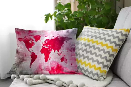 Декоративная подушка MuchoWow, цвет Bunt