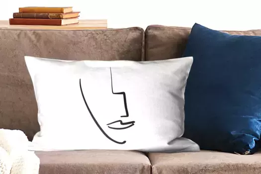 Декоративная подушка MuchoWow, цвет Bunt