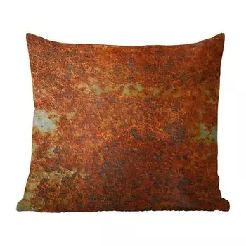 Декоративная подушка MuchoWow, диванная подушка, декоративная подушка для гостиной, 60 х 60 см, ржавчина, винтаж, сталь, чехол на подушку, хлопчатобумажная ткань, декоративные наволочки