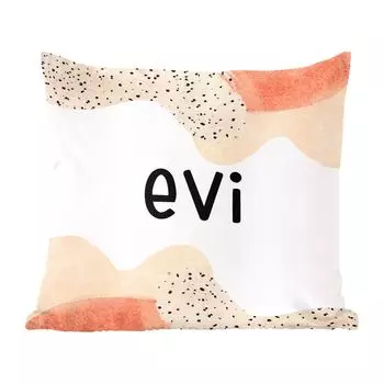 Декоративная подушка MuchoWow, диванная подушка, декоративная подушка для гостиной, 60 х 60 см, Evi - пастель - девочка - чехол на подушку - хлопчатобумажная ткань - декоративные наволочки