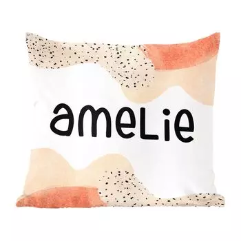 Декоративная подушка MuchoWow, диванная подушка, декоративная подушка для гостиной, 60 х 60 см, Амели - пастель - девочка - чехол на подушку - хлопчатобумажная ткань - декоративные наволочки