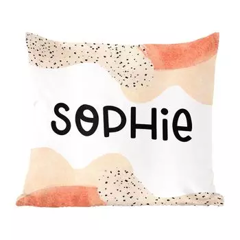 Декоративная подушка MuchoWow, диванная подушка, декоративная подушка для гостиной, 60 х 60 см, Софи - пастель - девочка - чехол на подушку - хлопчатобумажная ткань - декоративные наволочки