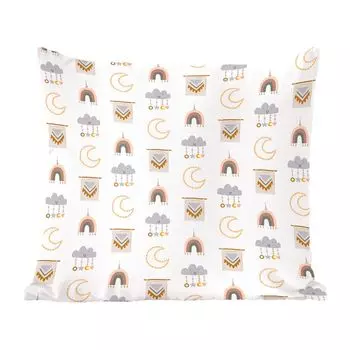 Декоративная подушка MuchoWow, диванная подушка, декоративная подушка для гостиной, 60 х 60 см, иллюстрации - выкройка - детская комната - чехол на подушку - хлопчатобумажная ткань - декоративные наволочки