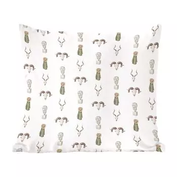 Декоративная подушка MuchoWow Диванная подушка Декоративная подушка для гостиной 50 x 50 см Украшение - Серый - Узор - Наволочки - Украшение - Спальня