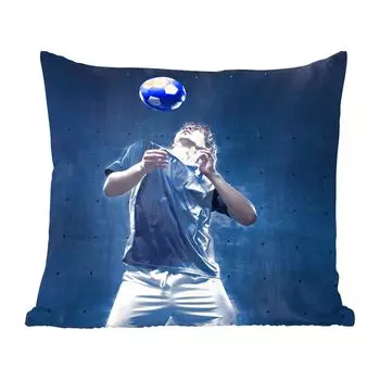 Декоративная подушка MuchoWow Диванная подушка Декоративная подушка для гостиной 50 x 50 см Одаренный футболист - Чехлы на подушки - Украшение - Спальня