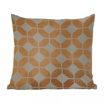 Декоративная подушка MuchoWow Диванная подушка Декоративная подушка для гостиной 50 x 50 см Узор - Роскошный - Золотой - Серый - Чехлы на подушки - Украшение - Спальня