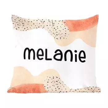 Декоративная подушка MuchoWow Диванная подушка Декоративная подушка для гостиной 60 x 60 см Мелани - Пастель - Девушка - Чехол на подушку - Хлопчатобумажная ткань - Декоративные наволочки