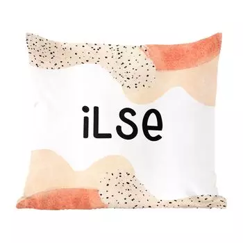 Декоративная подушка MuchoWow, диванная подушка, декоративная подушка для гостиной, 60 х 60 см, Ilse - пастель - девочка - чехол на подушку - хлопчатобумажная ткань - декоративные наволочки